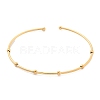 304 Stainless Steel Arm Cuff Bangles for Women AJEW-P127-03G-4