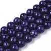 Natural Quartzite Jade Beads Strands G-S150-57-10mm-1-1
