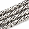 Electroplate Non-magnetic Synthetic Hematite Beads Strands G-N0321-07M-1