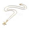 Brass Pendant Necklaces NJEW-JN02522-03-1