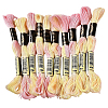 10 Skeins 6-Ply Polyester Embroidery Floss OCOR-CY0002-99G-8