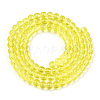 Transparent Glass Beads Strands GLAA-T032-T4mm-12-3