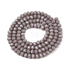 Opaque Solid Color Imitation Jade Glass Beads Strands LS-EGLA-A044-P3mm-D10-3