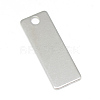 Tarnish Resistant 304 Stainless Steel Stamping Blank Tag Pendants STAS-T008-119-1