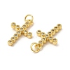 Brass Micro Pave Cubic Zirconia Pendants KK-E068-VB256-3