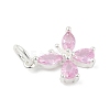925 Sterling Silver Micro Pave Cubic Zirconia Pendants STER-Q002-03B-2