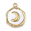 Natural White Shell Pendants STAS-D385-01A-G-1