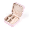 Square PU Leather Jewelry Set Box PAAG-PW0012-05B-3