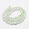 Natural Myanmar Jade/Burmese Jade Beads Strands G-F306-13-6mm-2