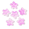 Transparent Spray Paint Glass Beads GLAA-Z011-07C-1