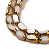 Electroplate Opaque Color Glass Beads Strands X-EGLA-Q127-A01-02J-3