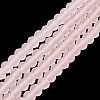 Transparent Glass Beads Strands EGLA-A034-T10mm-MD22-2