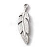 Non-Tarnish 304 Stainless Steel Pendants STAS-L081-005P-03-1