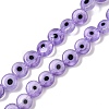 Handmade Evil Eye Lampwork Beads Strands LAMP-G164-10A-02-1