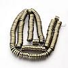 Electroplate Non-magnetic Synthetic Hematite Beads Spacers Strands G-Q486-74H-2