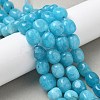 Dyed Natural Malaysia Jade Beads Strands G-P528-I14-01-5
