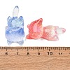 Luminous Transparent Resin Cabochons CRES-L045-17-5