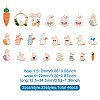 Kissitty 46Pcs 23 Styles Alloy Enamel Pendants ENAM-KS0001-02-14