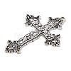 Tibetan Style Alloy Big Gothic Pendants TIBEP-A20541-AS-FF-2