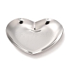 Non-Tarnish Heart 430 Stainless Steel Jewelry Display Plate STAS-P289-02P-1