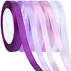 5 Rolls 5 Colors Polyester Ribbon OCOR-CP0001-26C-1