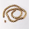 Electroplate Non-magnetic Synthetic Hematite Bead Strands G-F300-22A-03-2