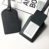 CutHollow 4Pcs PU Leather Luggage Tag OFST-CL0001-01A-03-3