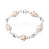 Summer Beach Turtle Anklets AJEW-AN00673-2
