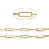 Soldered Brass Paperclip Chains CHC-D025-01G-01-1