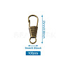 Iron Keychain Clasp Findings IFIN-TAC0002-11AB-7