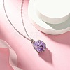 Tarnish Resistant 304 Stainless Steel Macrame Pouch Braided Gemstone Holder NJEW-JN04468-04-6