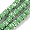 Handmade Polymer Clay Beads Strand CLAY-Z002-01E-1