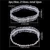 Lace Elastic Bridal Garters AJEW-WH0258-224-2