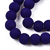 Opaque Glass Beads Strands GLAA-T032-P6mm-MD03-2