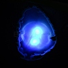Dyed & Heatsd Natural Agate Slice USB Night Light Decoration G-Q170-10E-2