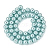 Eco-Friendly Dyed Glass Pearl Round Beads Strands HY-A002-8mm-RB106-5