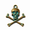 Tibetan Style Alloy Pendants FIND-WH0034-30ABG-1