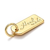 Brass Charms KK-B028-02G-3