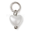 ABS Imitation Pearl Charms PALLOY-JF03222-01-2