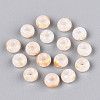 3/0 Baking Paint Glass Beads GLAA-G118-02J-1