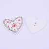 2-Hole Printed Wooden Buttons WOOD-WH0104-06-1