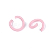 Spray Painted Iron Open Jump Rings IFIN-T017-04C-12-2