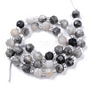 Natural Eagle Eye Stone Beads Strands G-R482-10-8mm-2