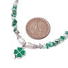 Glass & Brass & Pearl Beaded Necklaces for Women X1-NJEW-TA00158-3