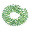 Electroplate Transparent Glass Beads Strands LS-GLAA-T032-T4mm-AB15-5