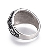 304 Stainless Steel Signet Rings for Men RJEW-O032-11AS-3
