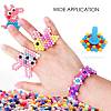 DIY 36 Colors 14000Pcs 4mm PVA Round Water Fuse Beads Kits for Kids DIY-Z007-53-7