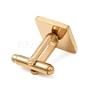 Square 201 Stainless Steel Swank Cuff Links SA-CBAE2BD-01G-A-2