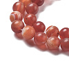 Natural Grade A Striped Agate/Banded Agate Beads Strands G-E478-03-8mm-3
