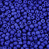 Frosted Opaque 6/0 Glass Seed Beads SEED-R029-4mm-A09-3